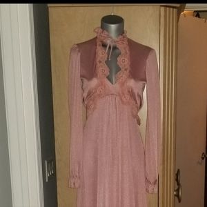 🔥HOST PICK🔥 Vintage 70s Two Piece Maxi Dress